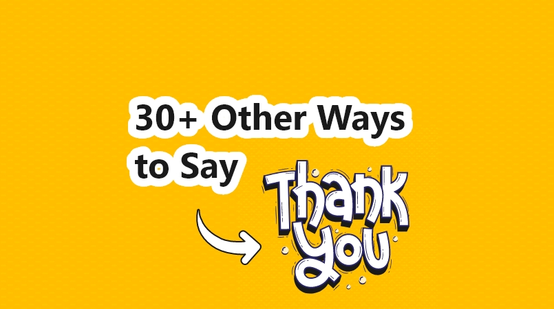Other Ways to Say Thank You